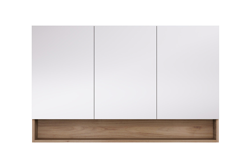 Fienza Aluca Display Shelf Mirror Cabinet - 1200mm