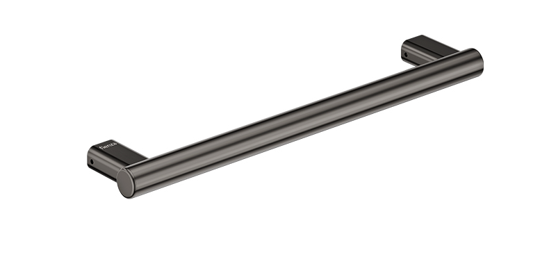 Fienza Care Slimline Hand Grab Rail, 450mm -  Gun Metal