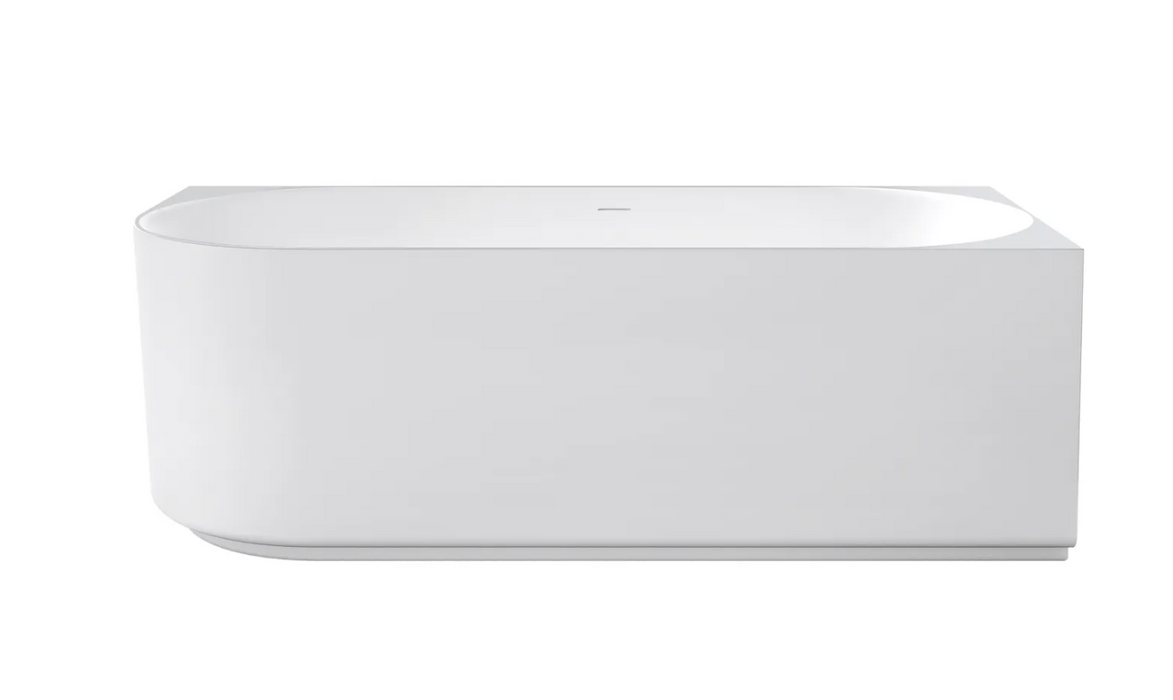 Otti Attica Celine Right Corner Bath 1700mm - Matte White