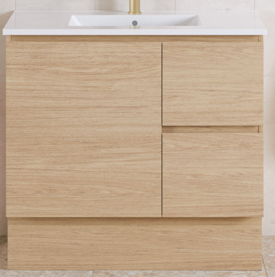 Timberline Elemental 900mm Wall Hung/Floorstanding with Alpha Ceramic Top