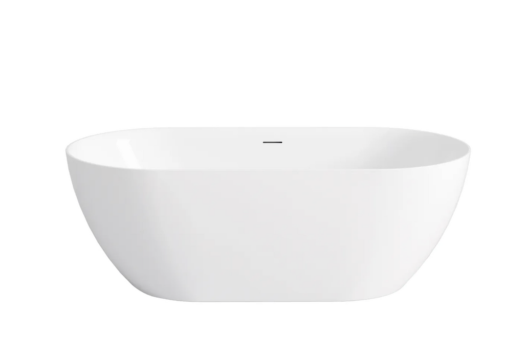 Otti Manolo Freestaning Bath Gloss White - 1300mm