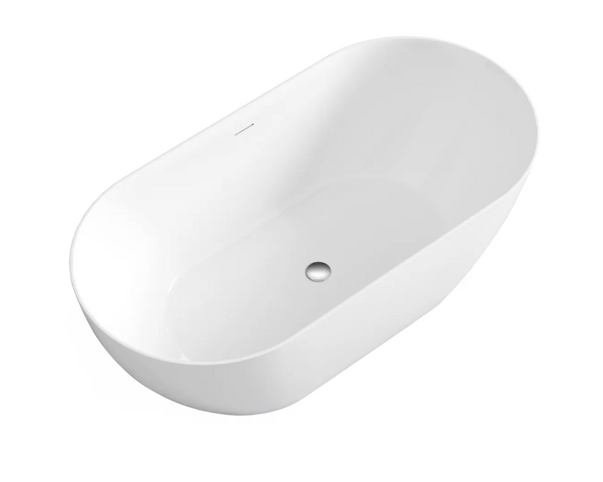 Otti Manolo Freestaning Bath Gloss White - 1300mm
