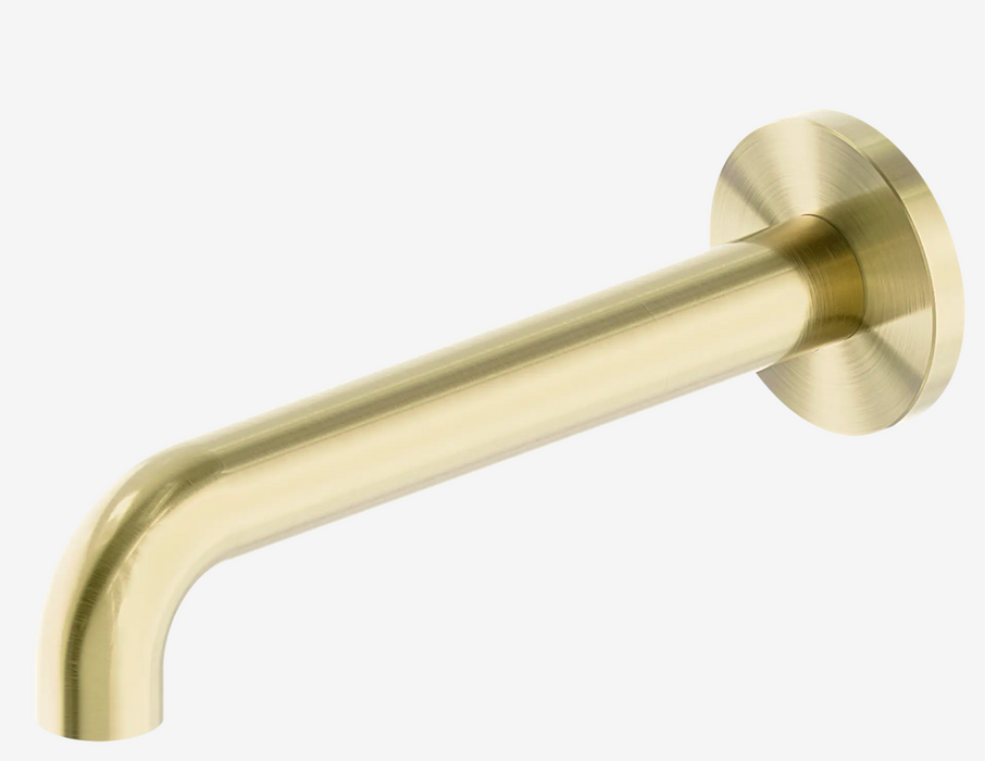 Nero Mecca Basin/Bath Spout Only 160mm  - Brushed Gold