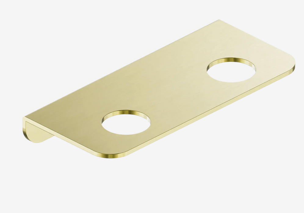 Nero Mecca Double Soap Bottle Holder Brushed Gold
