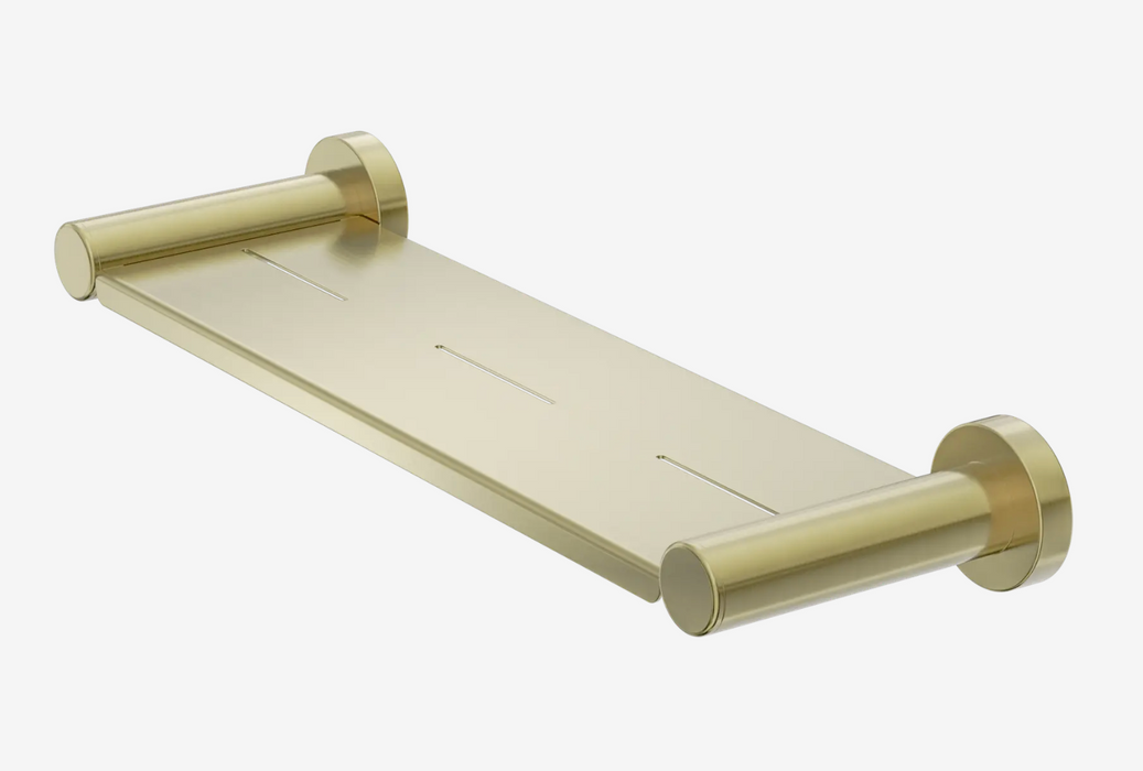 Nero Dolce II Metal Shower Shelf - Brushed Gold