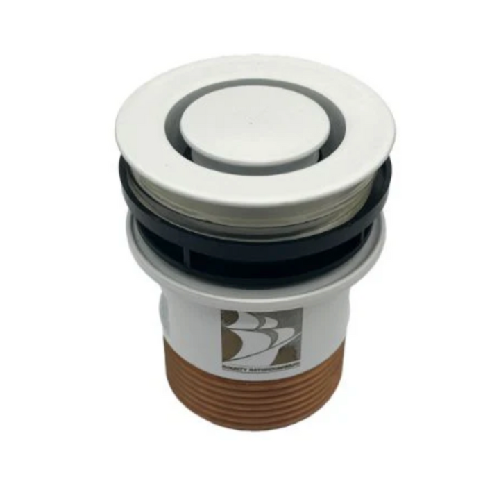 Art Australia Pop-Down 40mm Basin Waste - Gloss White