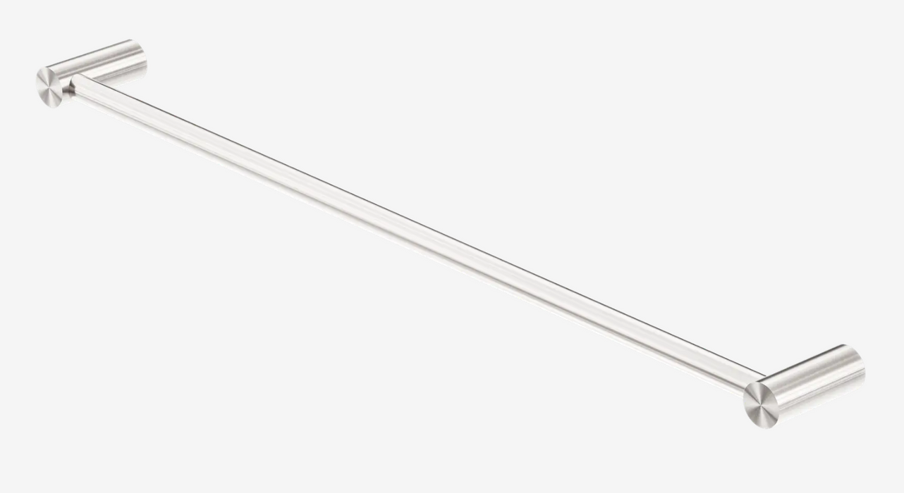Nero New Mecca Single Towel Rail 600mm Brushed Nickel