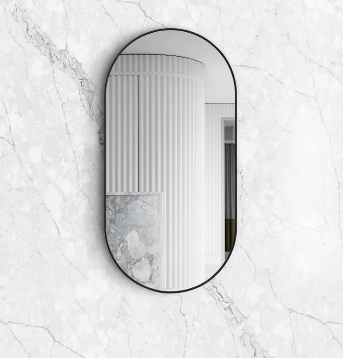 Otti Noosa Metal Frame Mirror - Matte Black