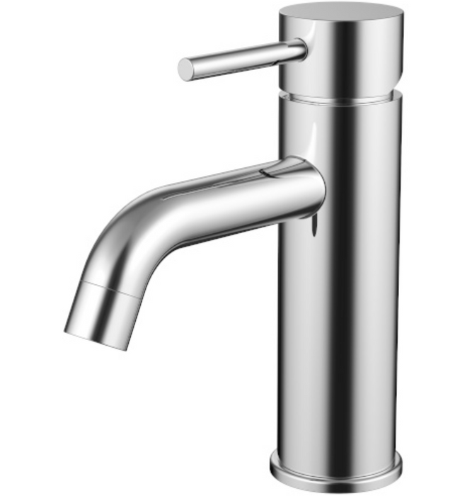 Millennium Cioso Curved Basin Mixer - Chrome