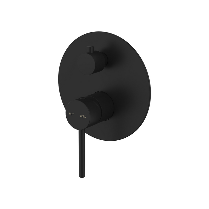 Cali Wall Diverter Mixer - Matte Black