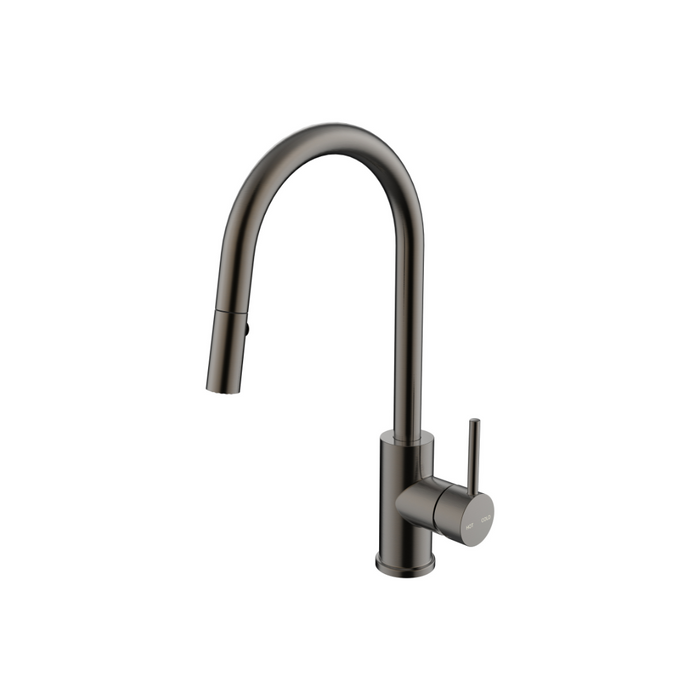 Cali Sink Mixer With Pull-Out Spray - Gun Metal SALE