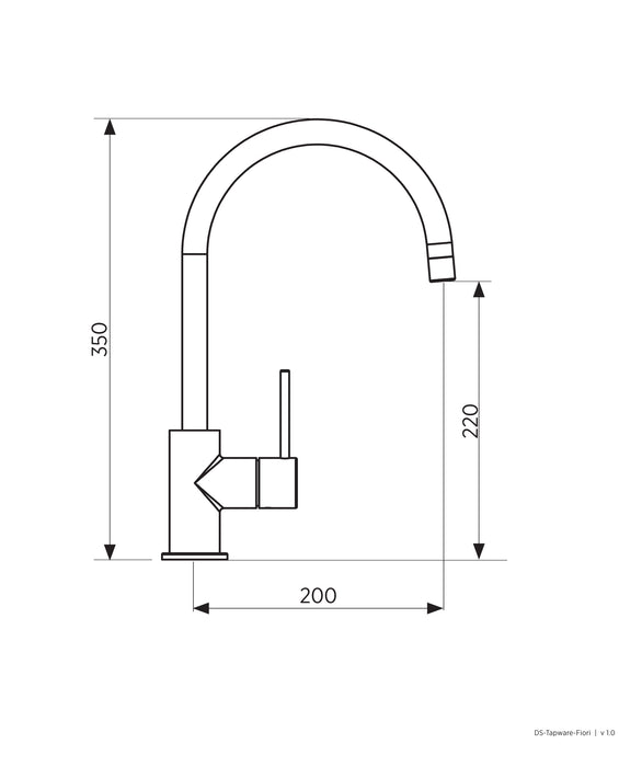 Seima Fiori Sink Mixer - Chrome