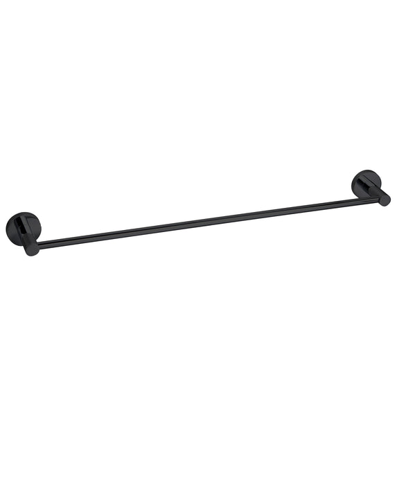 ITHACA Single Towel Rail 800 Black