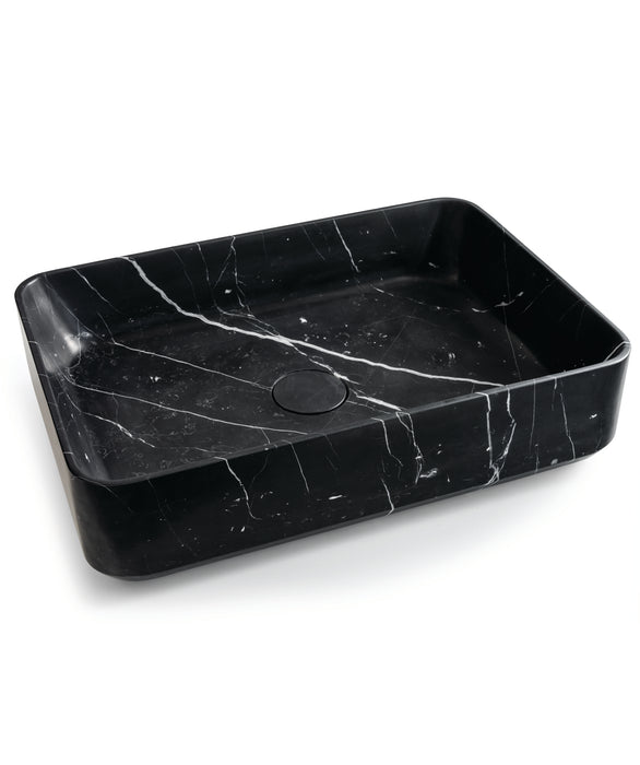 Lithos 500 Basin - Nero Marquina Marble