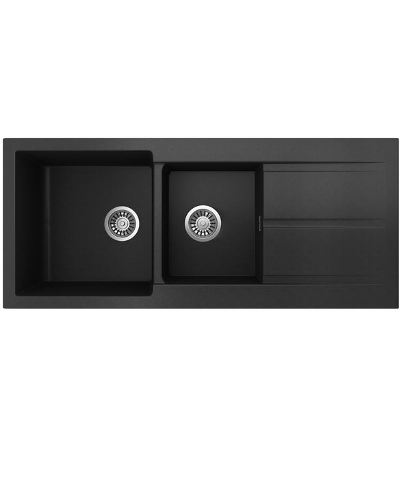 Seima Arqstone Oros 1160 Sink 1.75B No Taphole - Black