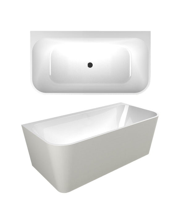 Plati 130 Back To Wall Bath