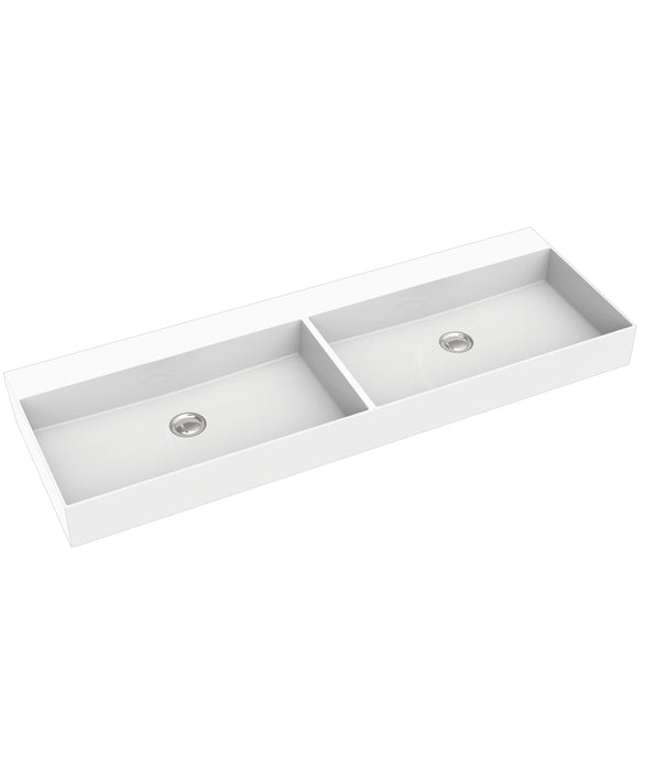 Tavi 1206 Double Basin - Matte White